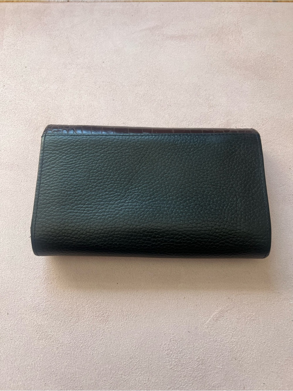 Brighton Brown and Black Leather Clutch Wallet - Picture 3 of 8